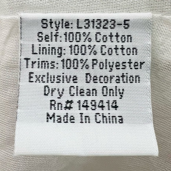 Johnny Was Mel Embroidered Midi Dress Black White Size M - Picture 11 of 11